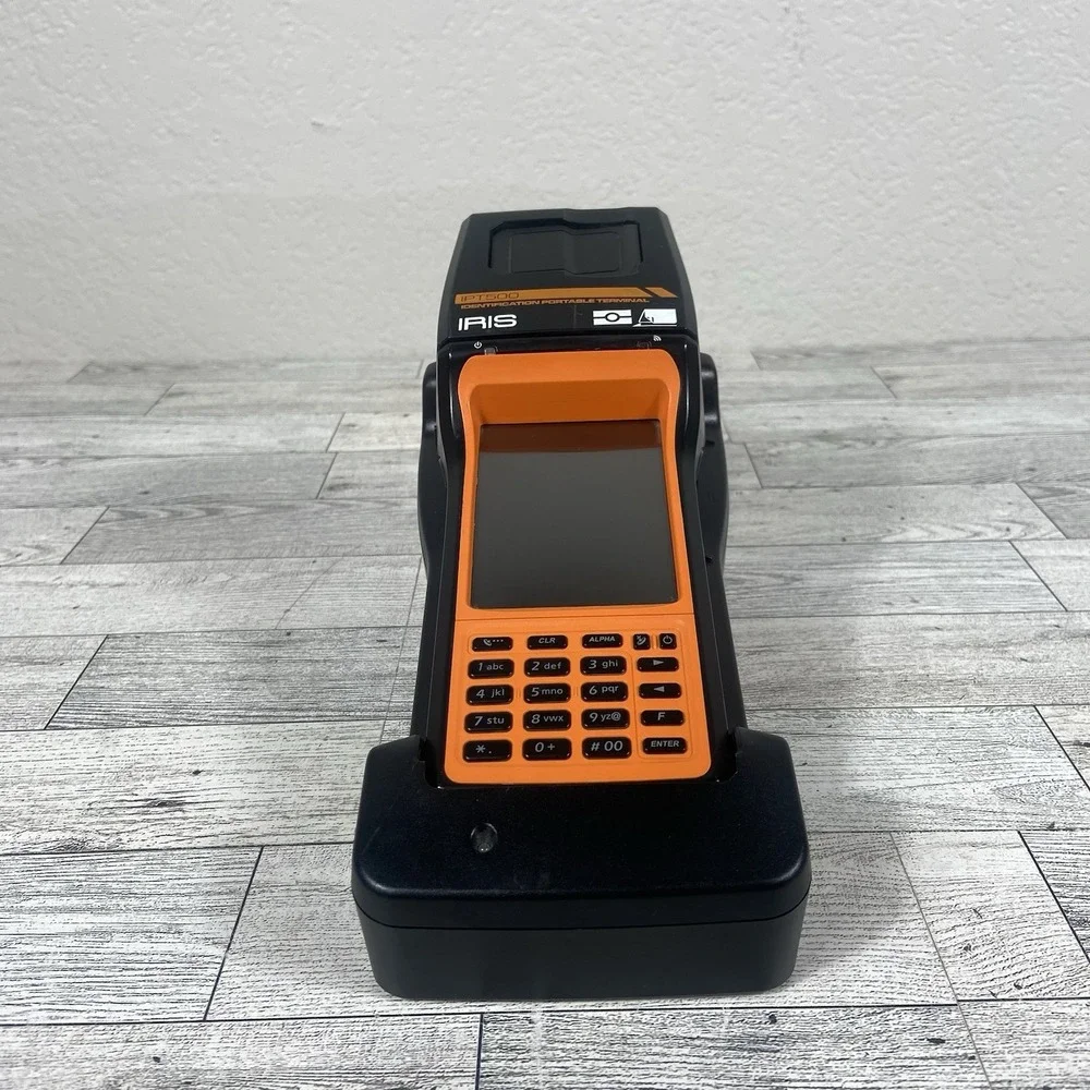 Identification Portable Terminal IPT500 With Cradle By Iris No Cords Read.